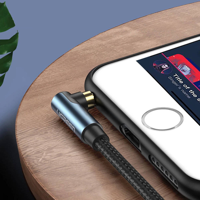 Ugreen kabel audio 2 x mini jack 3,5mm 0,5m niebieski (AV112)