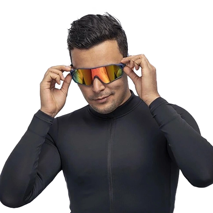 Okulary rowerowe Rockbros 10134PL polaryzujące - niebieskie