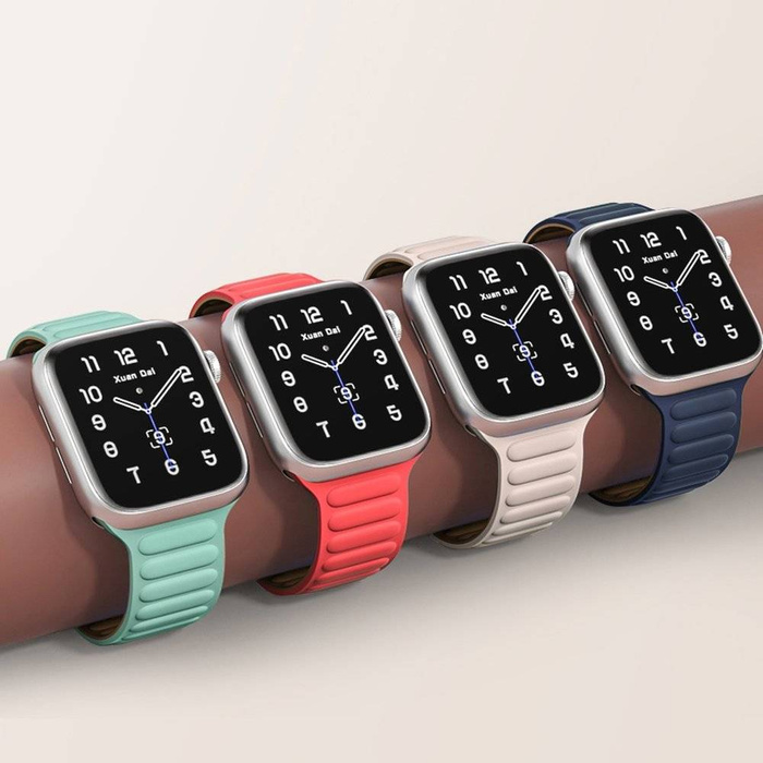 Pasek Magnetic Strap 1 Apple Watch 7 45 Brown