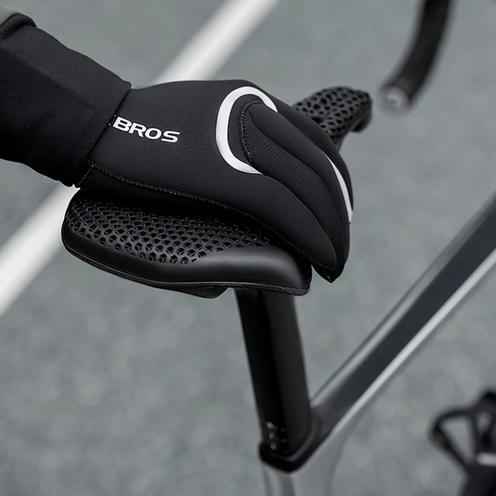 Rękawiczki rowerowe Rockbros pełne, wodoodporne, rozmiar: L/XL - czarne