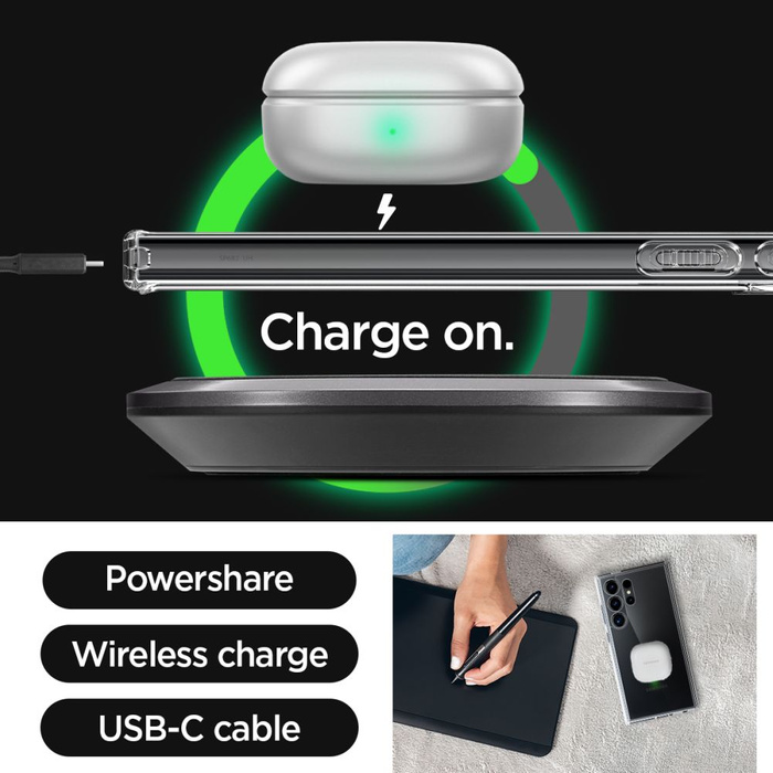 Etui Spigen Ultra Hybrid Samsung Galaxy S24 Ultra Crystal Clear Case