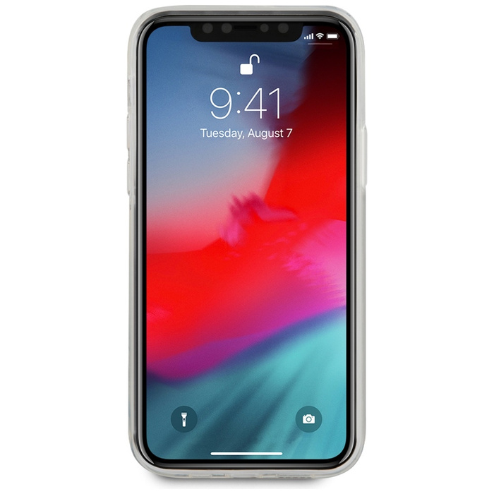 Etui GUESS Apple iPhone 12 Mini Gold Chain Collection Czarny Hardcase