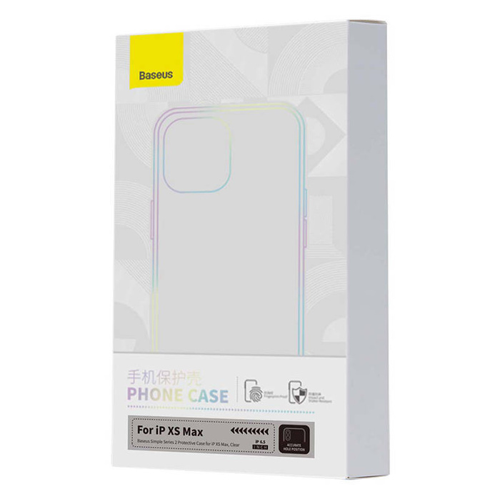Etui Przeźroczyste Etui Baseus Simple do iPhone XS MAX Case