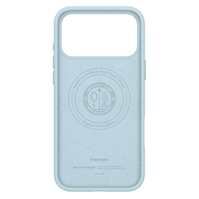 ETUI SPIGEN IPHONE 17 PRO MAX SILICONE FIT MAG MAGSAFE MUTE BLUE