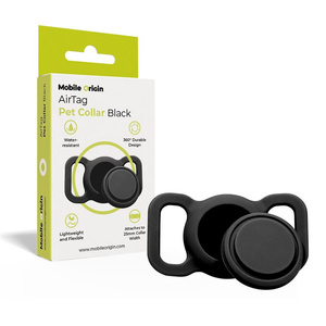 Mobile Origin AirTag Pet Collar, black