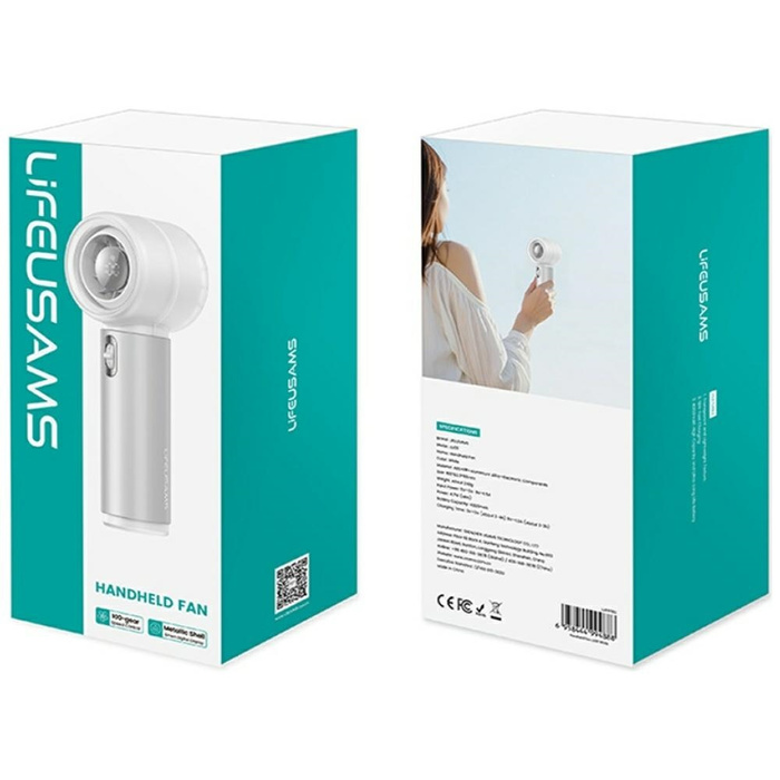 Wiatrak ręczny USAMS LiFE LU03 Biały