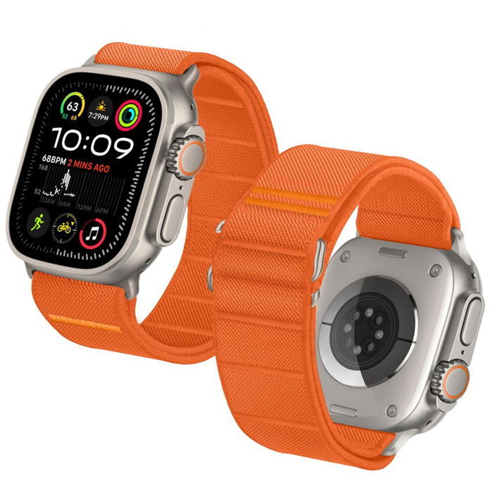 TECH-PROTECT NYLON SLIP APPLE WATCH 6 / 7 / 8 / 9 / 10 / SE / ULTRA 1 / 2 (44 / 45 / 46 / 49 MM) ORANGE
