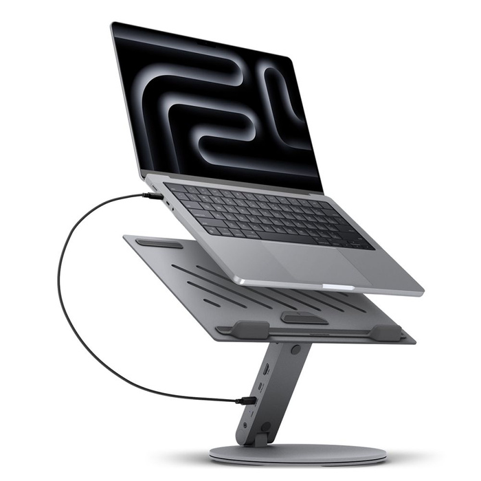 PODSTAWKA NA LAPTOP SPIGEN STAND HUB SPACE GREY