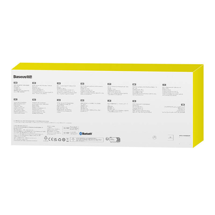 Baseus K01A bezprzewodowa klawiatura różowa