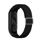 Beline pasek Mi Band 7/6/5 Textileczarny/black