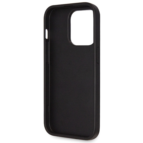 Etui Guess GUHCP14LP4TDSCPK iPhone 14 Pro 6.1" czarny/black hardcase Crossbody 4G Metal Logo Case