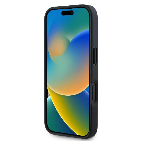 Etui Guess iPhone 16 Pro Max 6.9" czarny/black hardcase New 4G Triangle