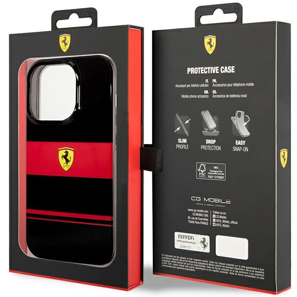 Etui Ferrari FEHMP14XUCOK iPhone 14 Pro Max 6.7" czarny/black hardcase IMD Combi Magsafe Case