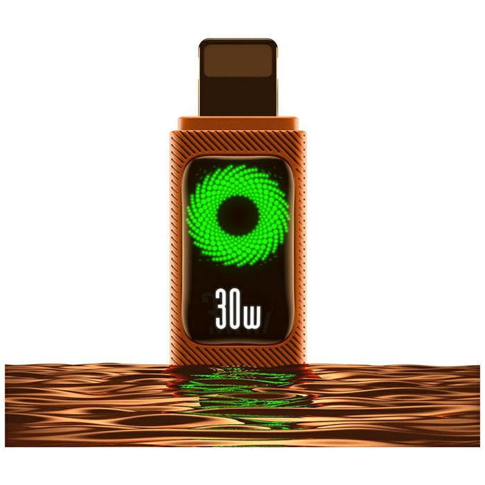 Kabel USAMS SJ774 PD 30W USB-C/Lightning 1.2m pomarańczowy