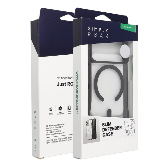 ROAR futerał SLIM DEFENDER kompatybilny z MagSafe do IPHONE 17 czarny