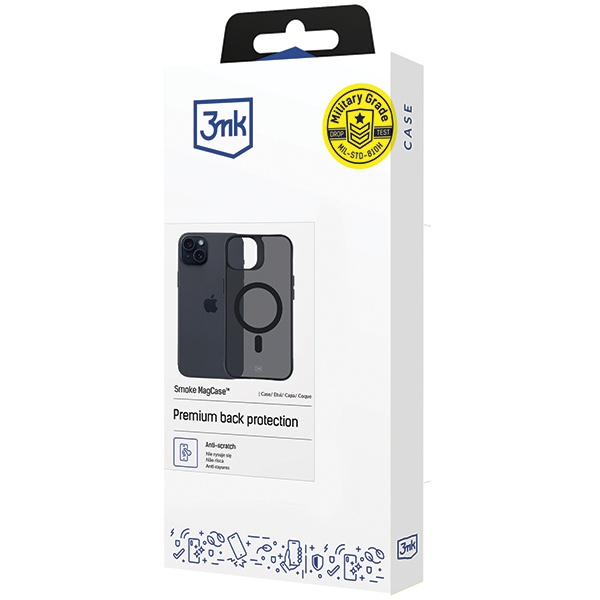 Etui 3MK Smoke MagCase iPhone 15 Plus 6.7"