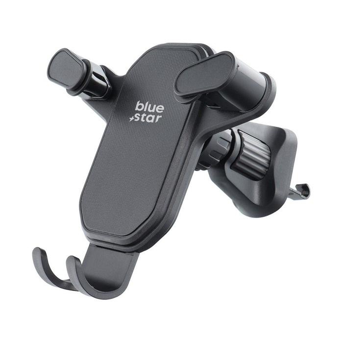 Uchwyt na telefon do samochodu grawitacyjny Blue Star Triangular do kratki czarny 