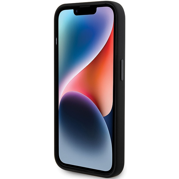 Etui Karl Lagerfeld KLHCP15LSMHKNPK iPhone 15 Pro 6.1" czarny/black Silicone Ikonik Metal Pin Case