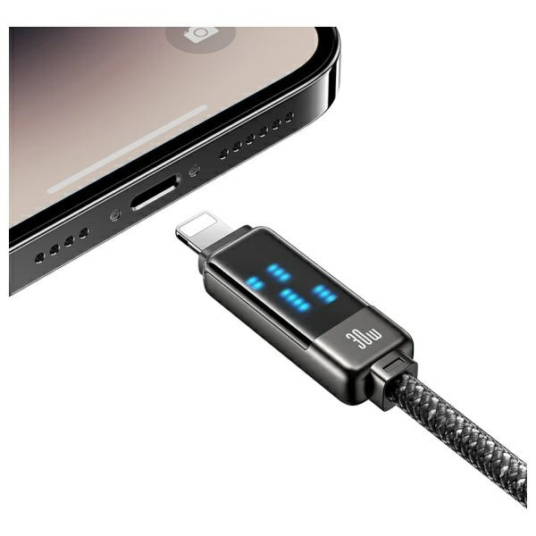 USAMS Kabel USB-C na Lightning 30W 1,2m   Zinc Alloy Fast Charging Data Cable Meteor Series SJ743USB01 (US-SJ743)