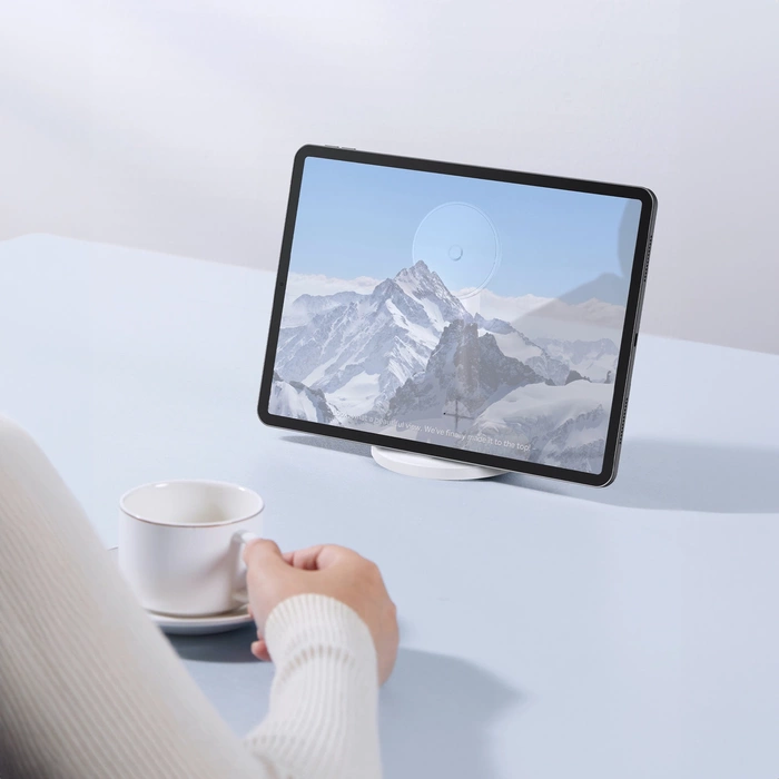 Magnetyczny uchwyt na telefon Baseus MagPro (biały)