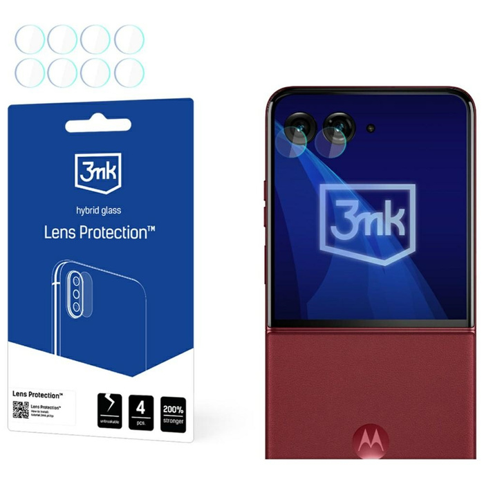 Ochrona na obiektyw aparatu 3MK Lens     Protect do Motorola Razr 60 Ultra 4szt