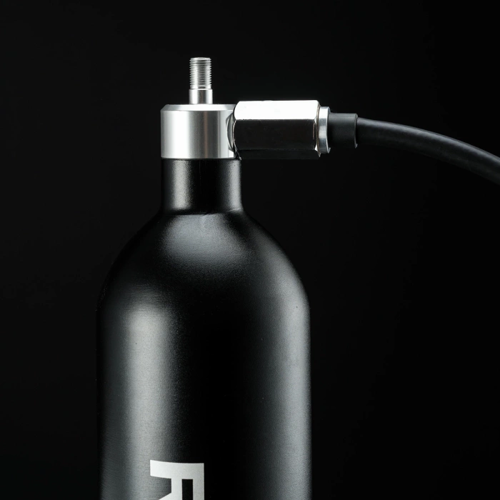 Zbiornik ciśnieniowy Rockbros do pompowania opon bezdętkowych tubeless 200 PSI 1.2l - czarny