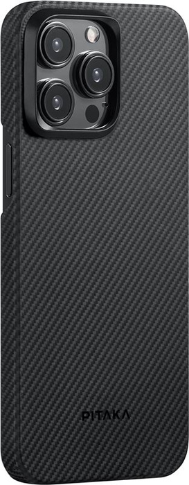 Pitaka MagEZ 4 600D case, black/grey twill - iPhone 15 Pro