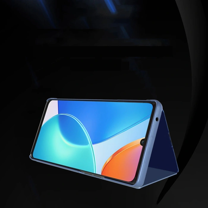 Clear View Case etui Honor X8 pokrowiec z klapką czarne