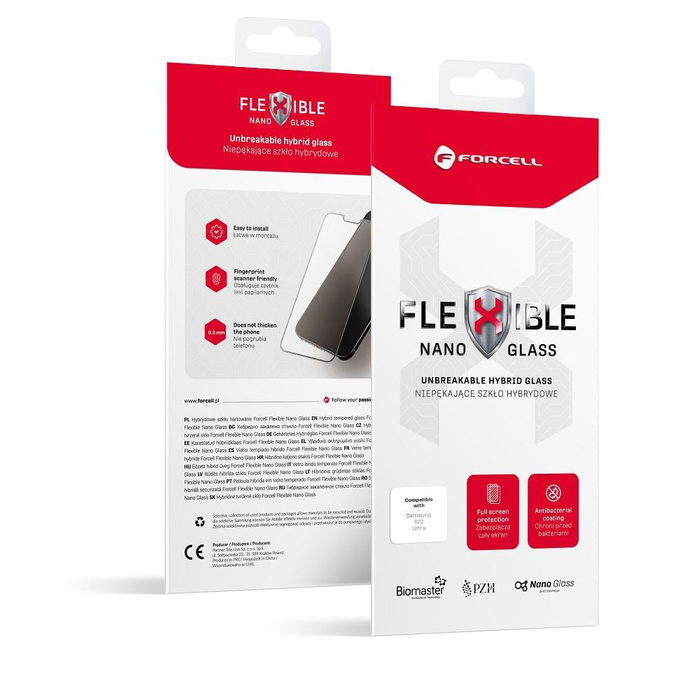 Szkło hybrydowe do iPhone 15 PLUS Forcell Flexible Nano Glass