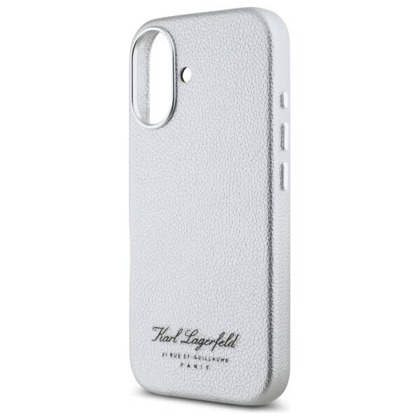 Etui Karl Lagerfeld iPhone 16 6,1" hardcase szary/grey hotel RSG