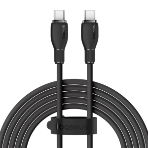 Kabel Baseus Pudding Series USB-C - USB-C 100W 1,2m - czarny
