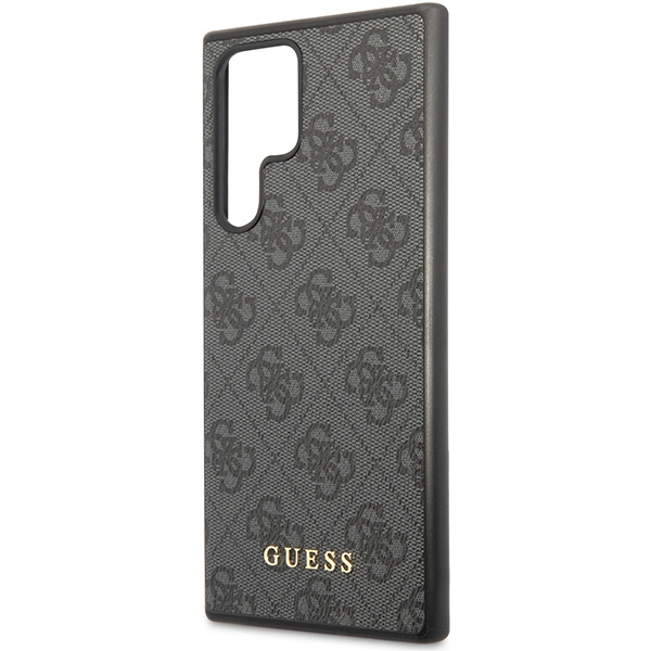 Etui Guess GUHCS23LG4GFGR S23 Ultra S918 szary/grey hardcase 4G Metal Gold Logo Case