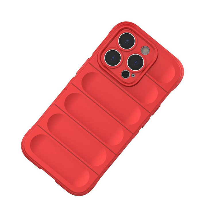 Etui Magic Shield Case Etui Do iPhone 14 Pro Elastyczny Pancerny Pokrowiec Burgundowy Case