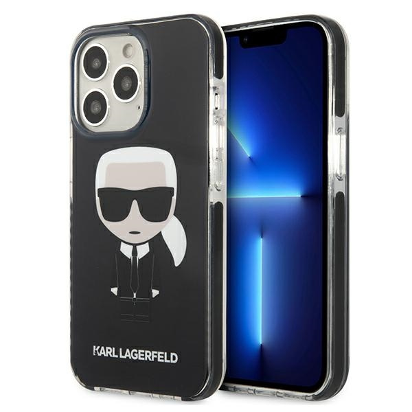 Etui KARL LAGERFELD Apple iPhone 13 Pro Iconik Karl Czarny Hardcase