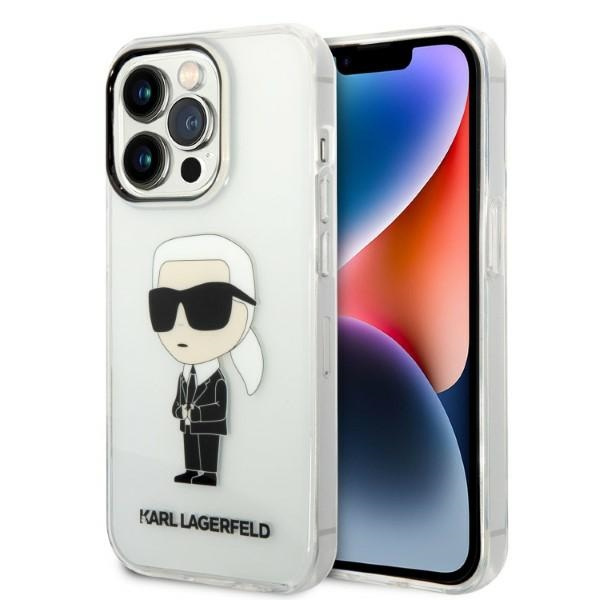 Etui KARL LAGERFELD Apple iPhone 14 Pro IML NFT Ikonik Bezbarwny Hardcase