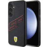 Etui Ferrari FEHCS24MPINK Samsung Galaxy S24+ S926 czarny/black hardcase Big SF Perforated Case