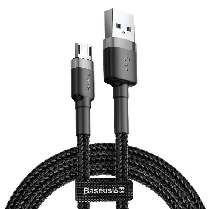Kabel BASEUS Cafule Micro USB 1.5A 2m Czarny