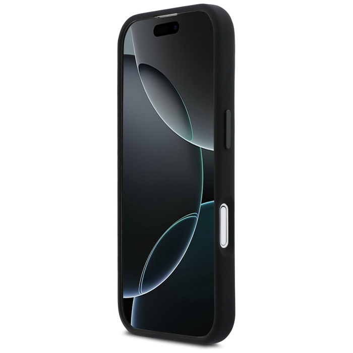 Etui BMW M Silicon Horizontal Line       MagSafe do iPhone 17 czarny
