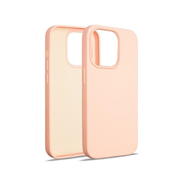 Beline Etui Silicone iPhone 14 Pro 6,1"różowo-złoty/rose gold