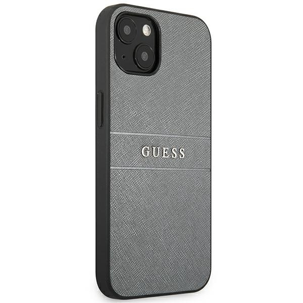 Etui GUESS Apple iPhone 13 Mini Saffiano Strap Szary Case