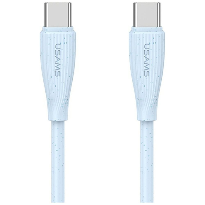 Kabel USAMS Green Series SJ716 60W USB-C do USB-C 1m niebieski