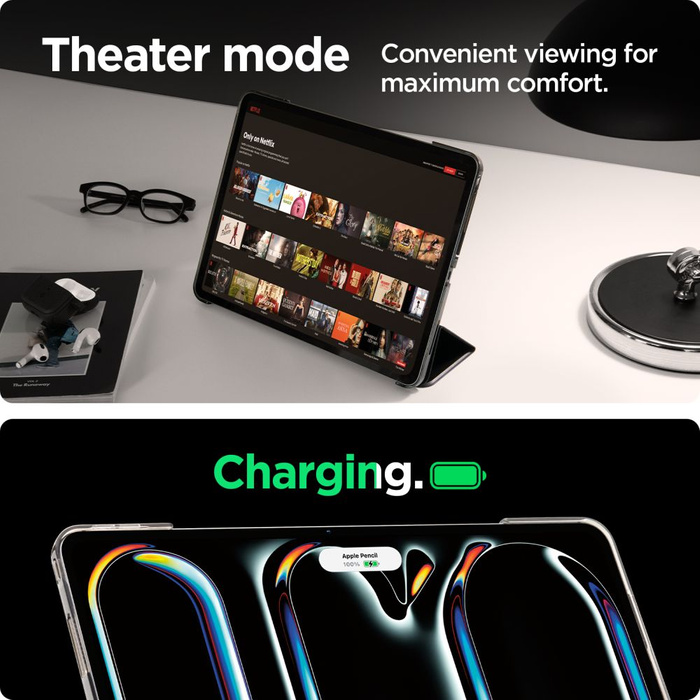 ETUI SPIGEN SMART FOLD IPAD PRO 11 5 / 2024 BLACK