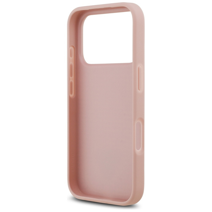 Etui Guess Rhinestone Triangle Logo do   iPhone 17 Pro różowy