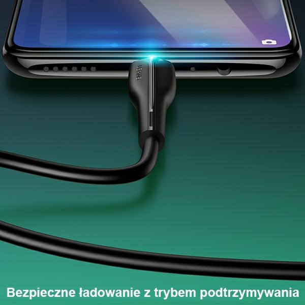 Kabel USAMS USB MicroUSB U38 Do OPPO 4A Fast Charge 1m Biały