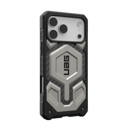 UAG Monarch Pro - etui do iPhone 17 Pro Max kompatybilne z MagSafe (titanium)