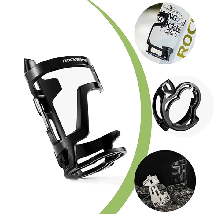 Uchwyt na bidon Rockbros 31210012001 rowerowy - czarny