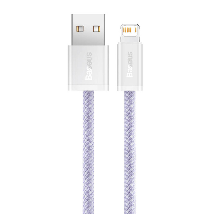 Baseus Dynamic 2 Series kabel USB-A - Lightning 2.4A 480Mb/s 1m fioletowy