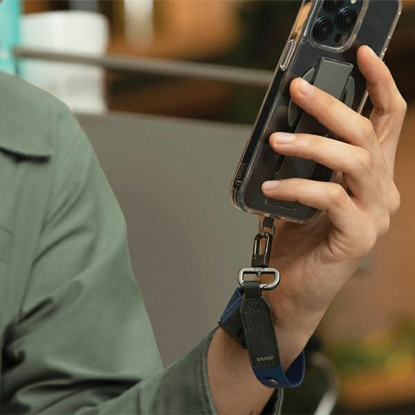 UNIQ Vista uniwersalna smycz do telefonu2w1 granatowy/deep navy