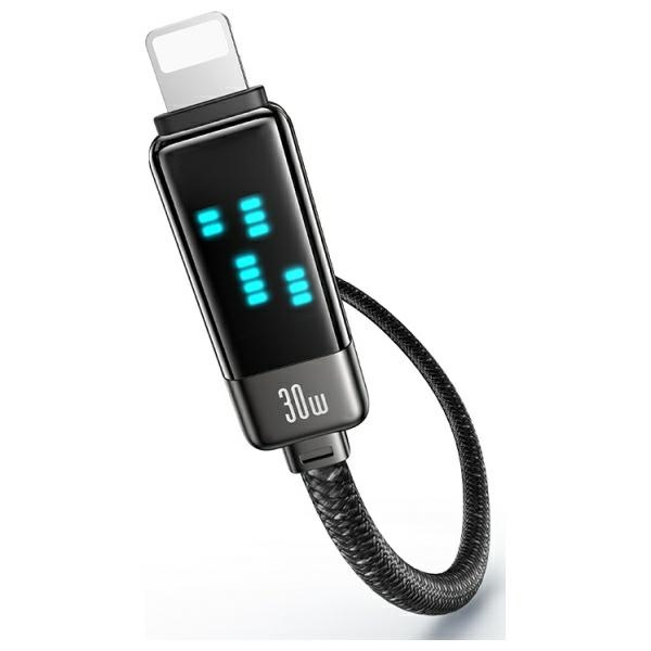 USAMS Kabel USB-C na Lightning 30W 1,2m   Zinc Alloy Fast Charging Data Cable Meteor Series SJ743USB01 (US-SJ743)