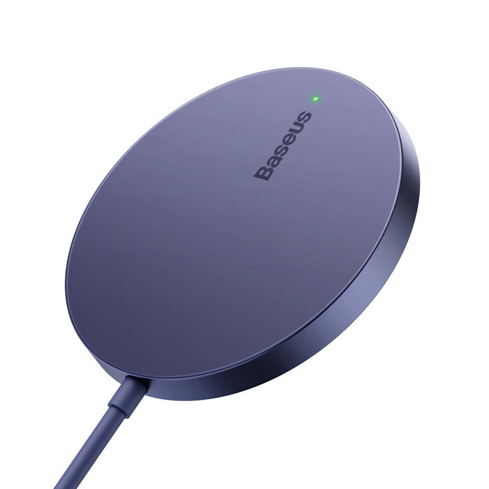Baseus Simple Mini3 ładowarka magnetyczna MagSafe Qi 15W fioletowa 
